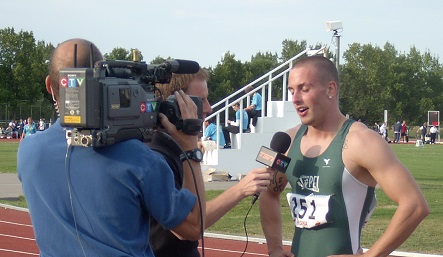 Jared Connaughton at the 2005 Canada Games